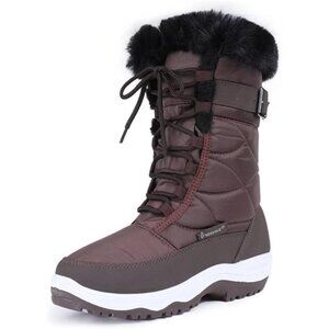 Women's Snow Boots Winter Water-Resistant Fur Lined Frosty Warm Anti-Slip Boot